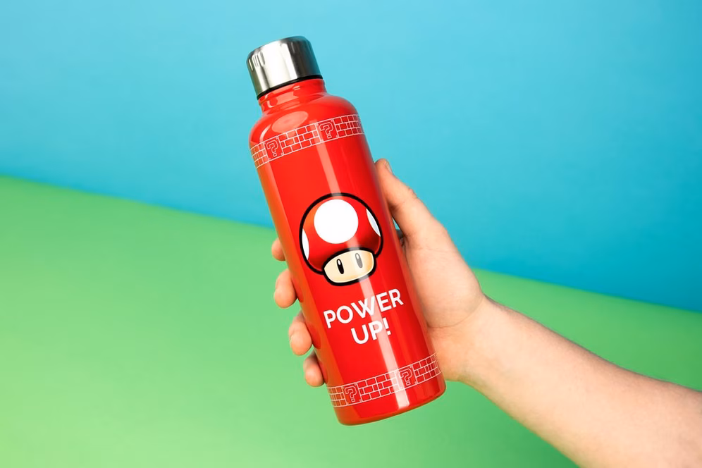 GameStop Super Mario Big Up Water Bottle