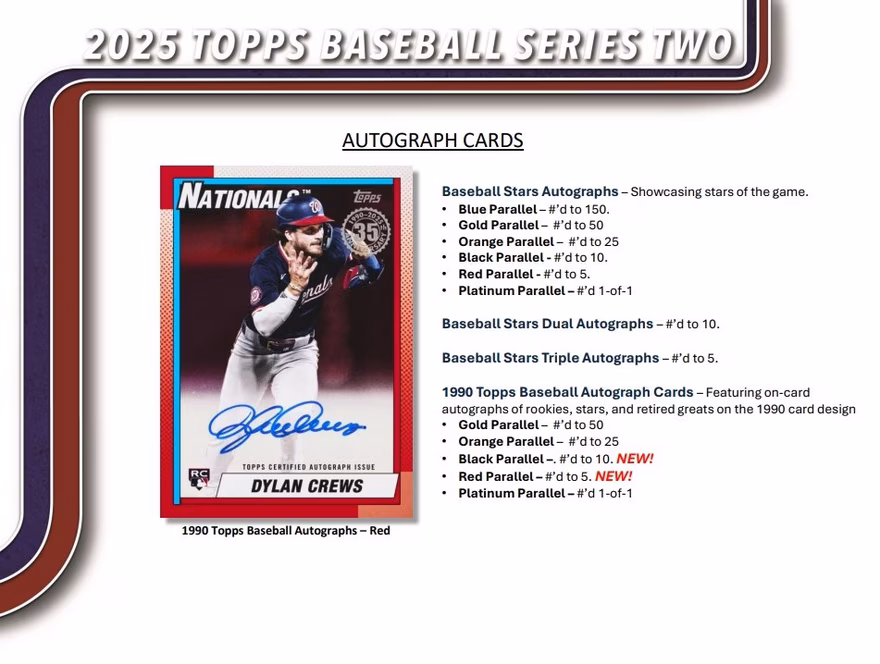 GameStop 2025 Topps MLB Baseball Series 2 Mega Box