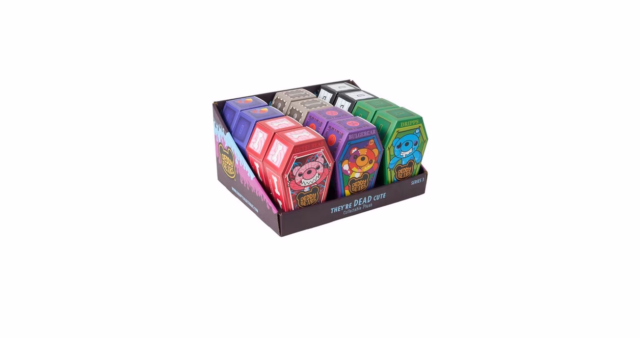 GameStop Deddy Bears Coffin 5-in Plush Set Series 3 (Styles May Vary)