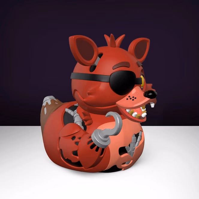GameStop Tubbz Five Nights at Freddy's Foxy (1st Edition) 3.54-in Collectible Rubber Duck