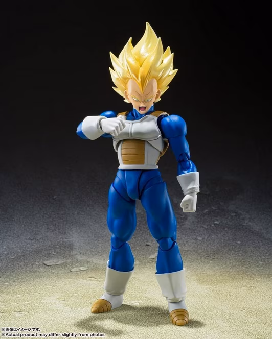 GameStop Bandai Spirits Dragon Ball Z Super Saiyan Vegeta (Awakened Super Saiyan Blood) S.H. Figuarts Action Figure