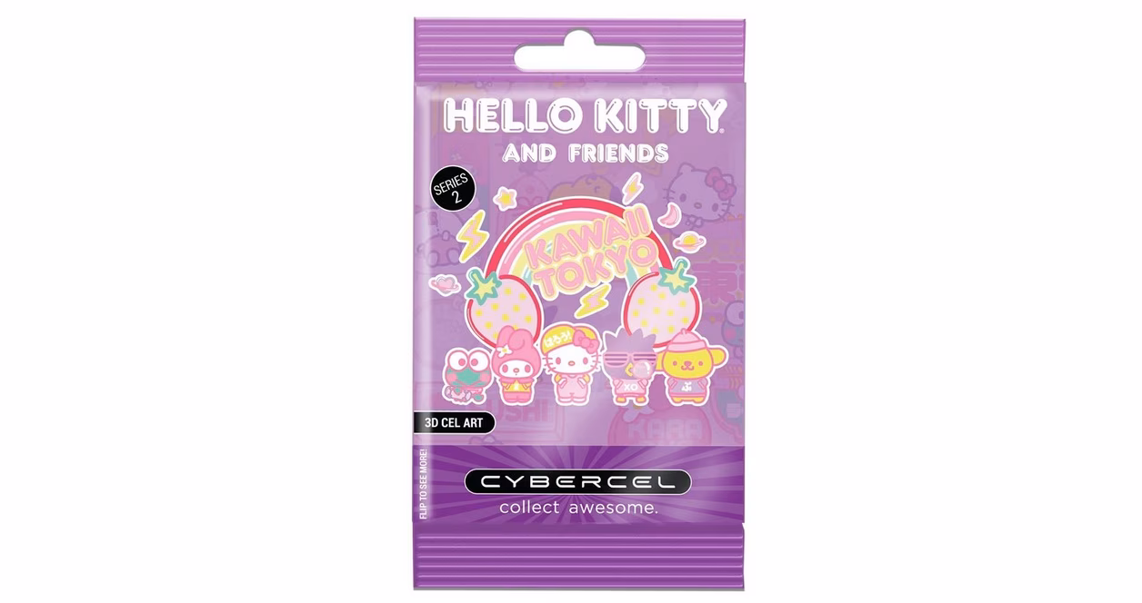 GameStop FiGPiN Cybercel Sanrio Hello Kitty and Friends Kawaii Tokyo Trading Card Foil Pack (Series 2)