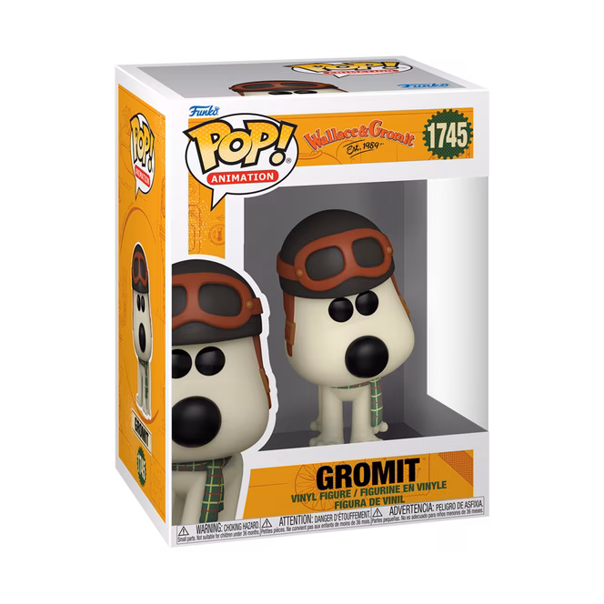 GameStop Funko POP! Animation: Wallace and Gromit 3.55-in Vinyl Figure