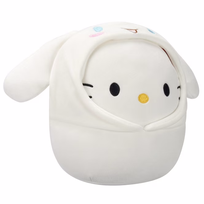 GameStop Squishmallows Hello Kitty and Friends Hello Kitty in Cinnamoroll Hoodie 8-in Little Plush