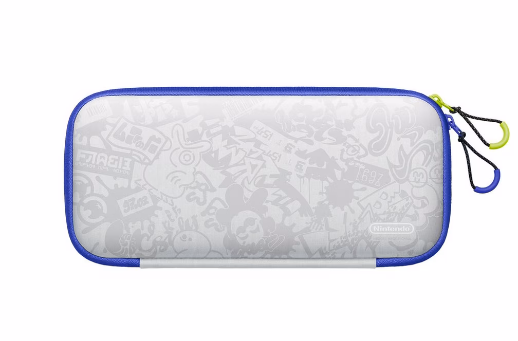 GameStop Nintendo Switch Carrying Case and Screen Protector Splatoon 3 Edition