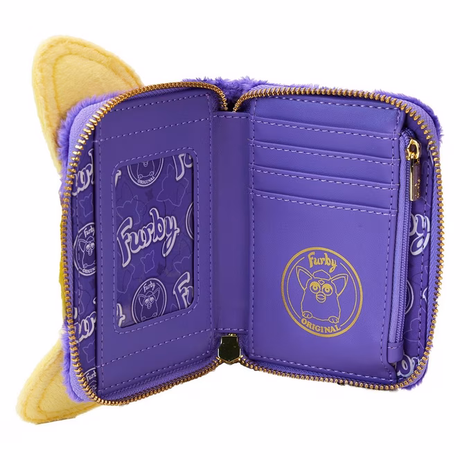 GameStop Loungefly Furby Plush Cosplay Lenticular Zip Around Wallet