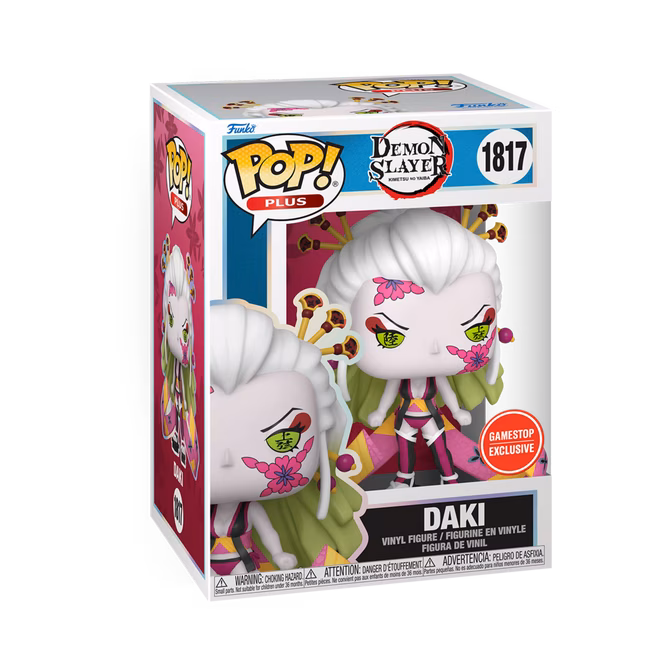 GameStop Funko POP! Animation: Demon Slayer: Kimetsu no Yaiba Daki 4.55-in Vinyl Figure GameStop Exclusive