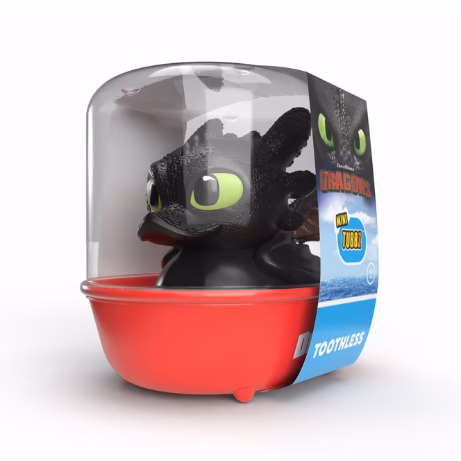 GameStop Tubbz Mini How to Train Your Dragon Toothless 2-in Collectible Rubber Duck