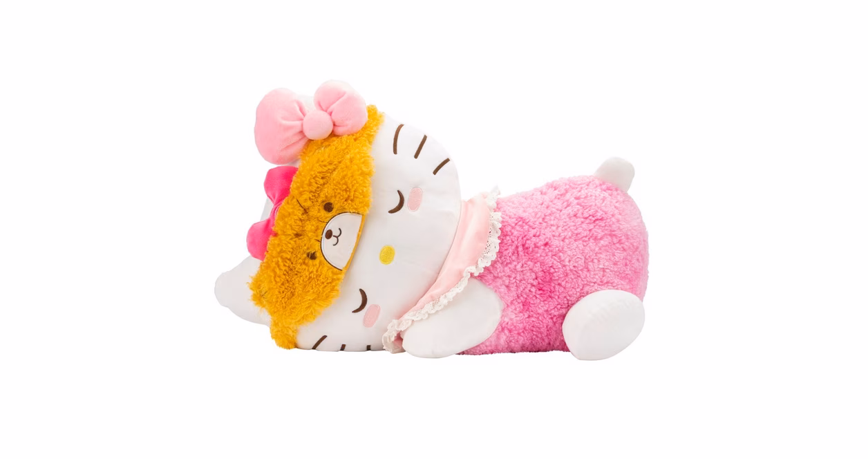 GameStop Jazwares Sanrio Hello Kitty - Hello Kitty 18-in Sleeping Plush