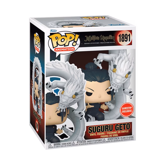 GameStop Funko POP! Premium: Jujutsu Kaisen Geto Suguru Geto and Cursed Spirit Dragon 6.1-in Vinyl Figure