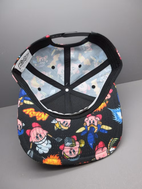 GameStop Kirby Powered Up Flat Billed Baseball Hat
