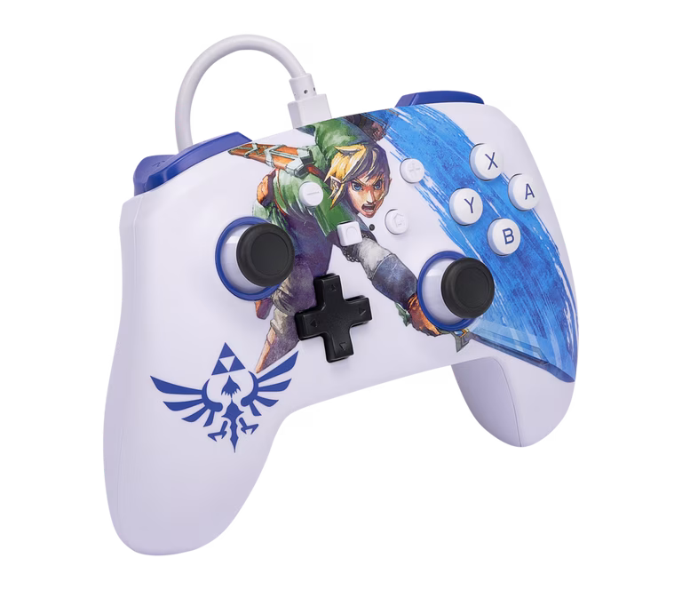 GameStop PowerA Enhanced Wired Controller for Nintendo Switch - Master Sword Attack