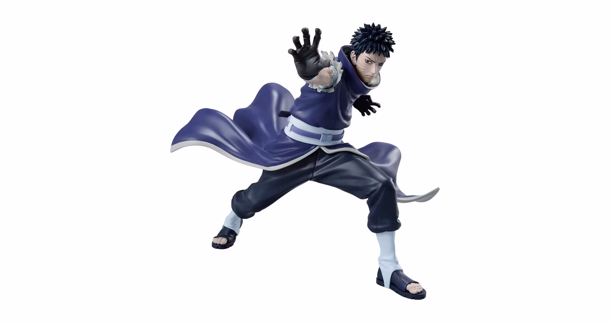GameStop Banpresto Naruto Shippuden Uchiha Obito II Bandai Spirits Vibration Stars 5.91-in Figure