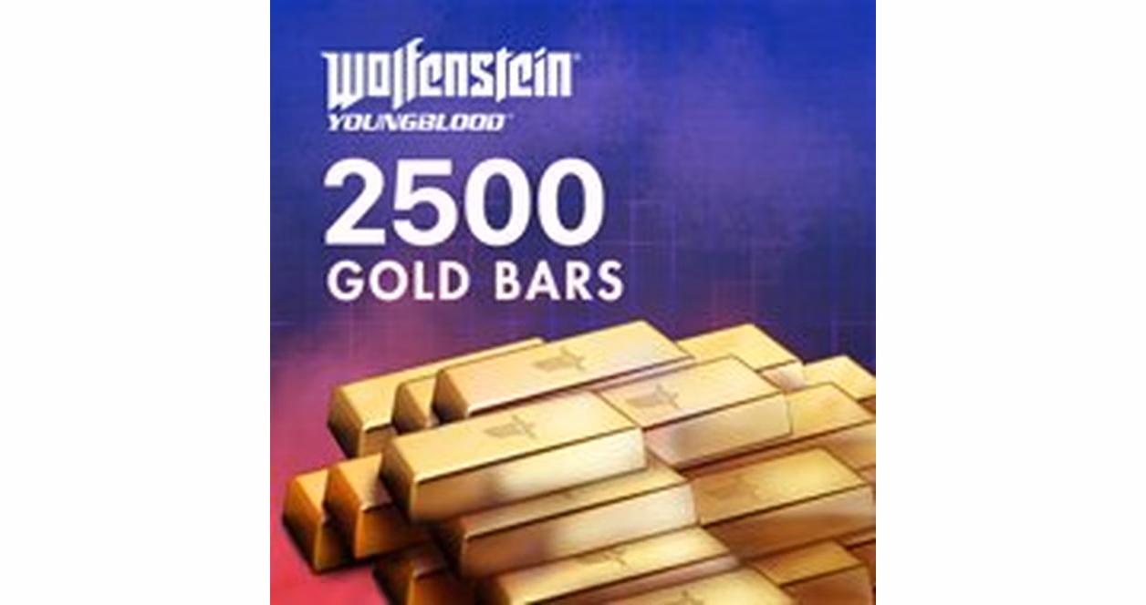 GameStop Wolfenstein: Youngblood 2,500 Gold Bars