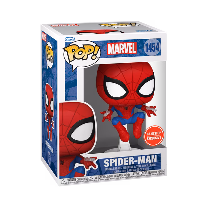 GameStop Funko POP! Comic Cover: Marvel Spider-Man (Leaping) GameStop Exclusive
