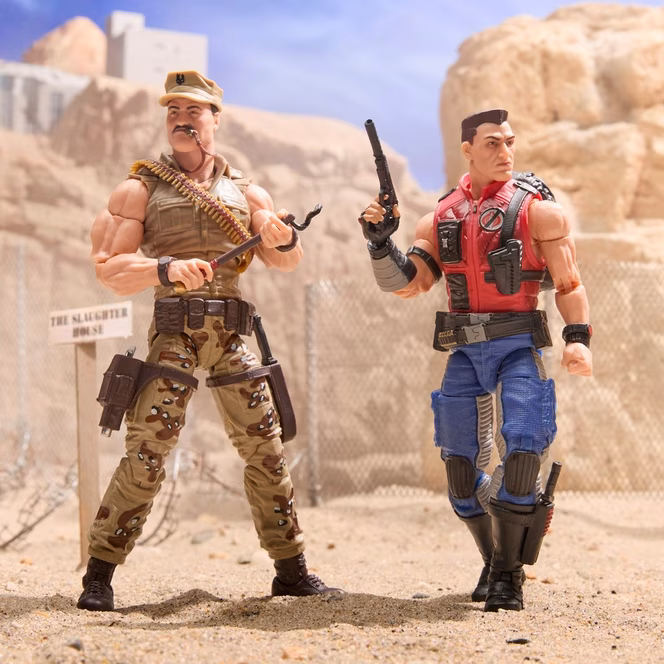 GameStop Hasbro G.I. Joe Classified Series G.I. Joe SGT Slaughter and Felix Mercer Stratton 6-in Action Figure Set 2-Pack