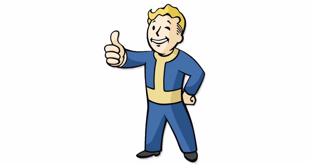 GameStop Fallout Vault Boy Die-Cut 10 x 6-in Metal Sign PX Previews Exclusive