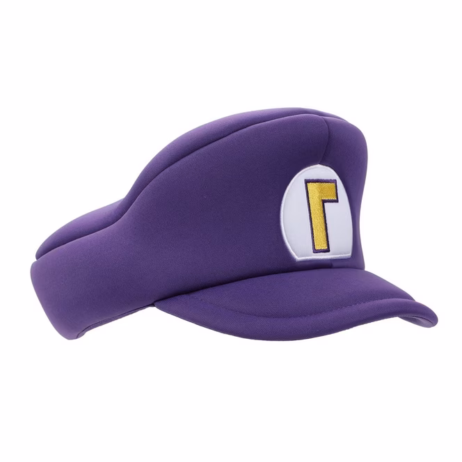 GameStop Super Mario Bros. Waluigi Replica Hat GameStop Exclusive