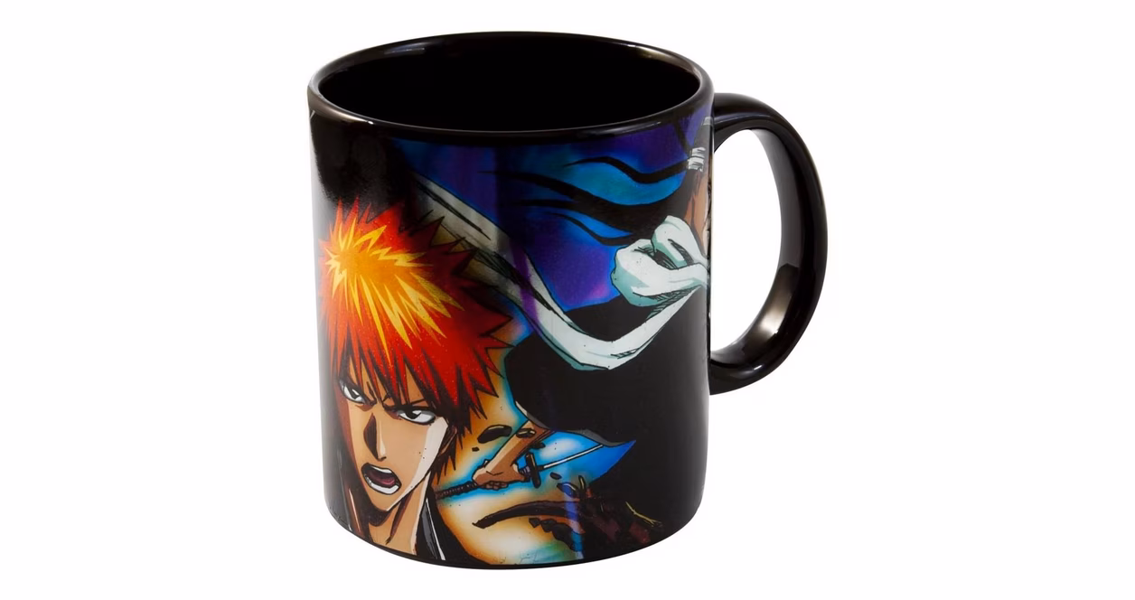 GameStop Bleach Anime Foil Print Black Luster Coffee Mug