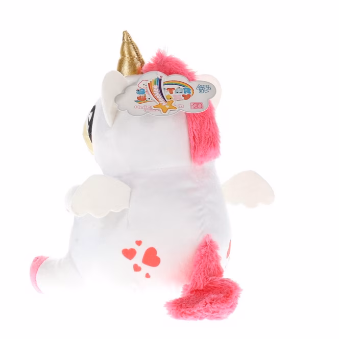 GameStop Glitter Galaxy Rainbow Hair White UniCow  12-in Collectible Plush