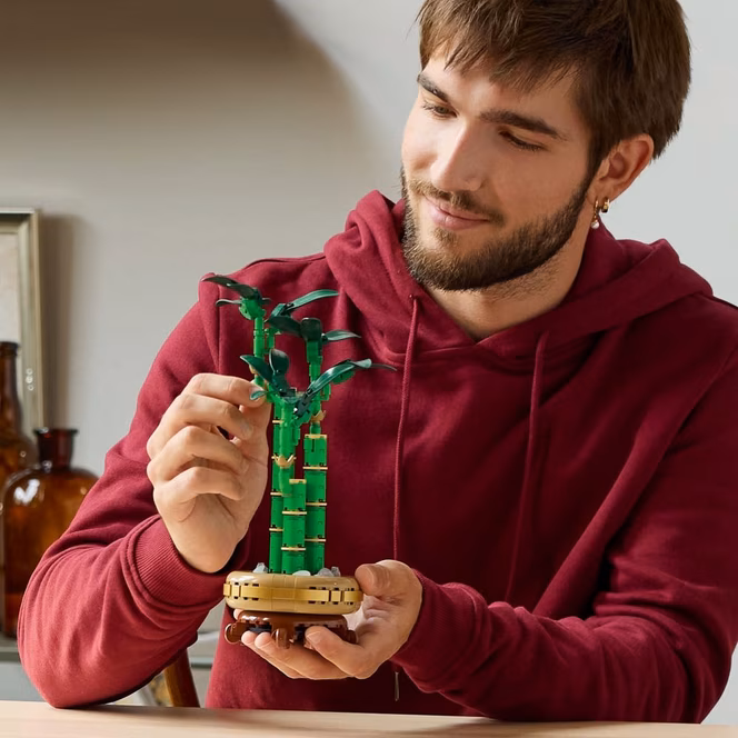 GameStop LEGO Botanicals Lucky Bamboo Building Set for Home Decor 10344