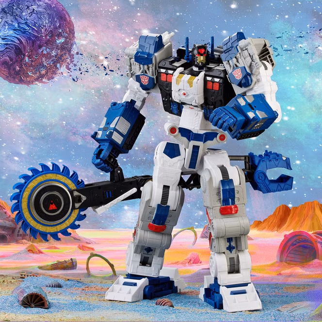 GameStop Toynk Transformers: Generations Legacy Series Titan Cybertron Universe Metroplex 22-in Action Figure