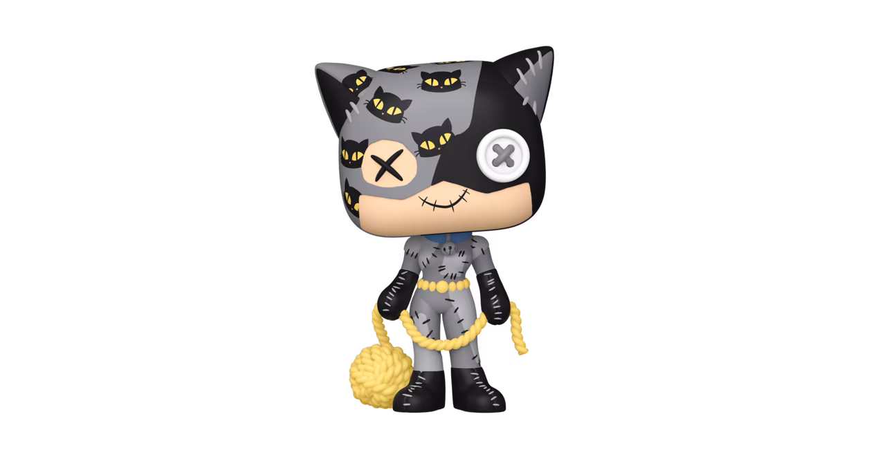 GameStop Funko POP! Animation: Batman Patchwork Catwoman​ 3.9-in Vinyl Figure