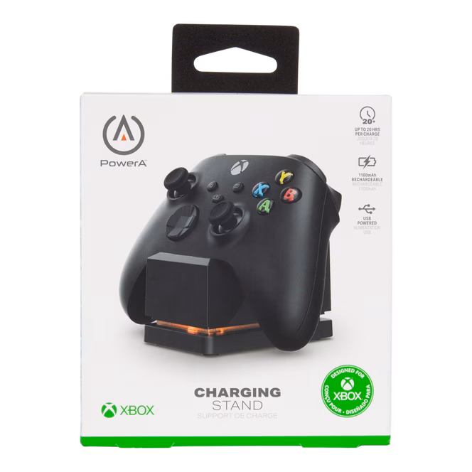 GameStop PowerA Charging Stand for Xbox Series X/S and Xbox One - Black