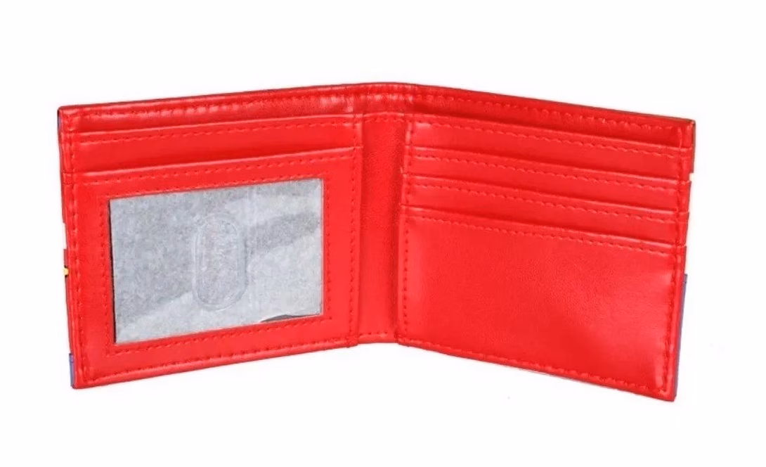 GameStop Super Mario Bros Mario Gold Star Bifold Wallet