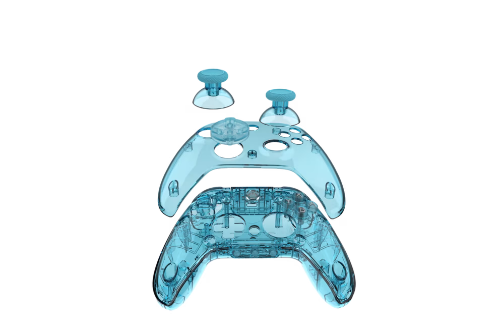 GameStop CANDY CON Diamond Blue Transparent Player Ready Pack - Diamond Blue GameStop Exclusive