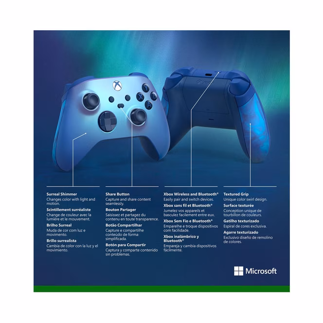 GameStop Microsoft Xbox Series X Wireless Controller Aqua Shift