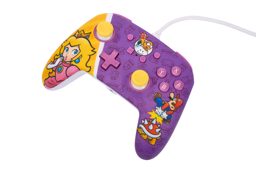 GameStop PowerA Enhanced Wired Controller for Nintendo Switch - Princess Peach