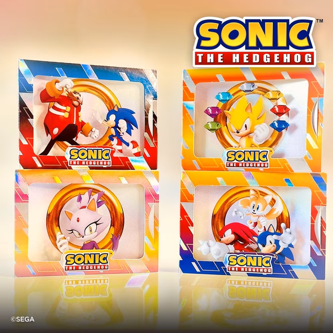 GameStop FiGPiN Sonic the Hedgehog: Cybercel Trading Cards Foil Pack (Series 2)