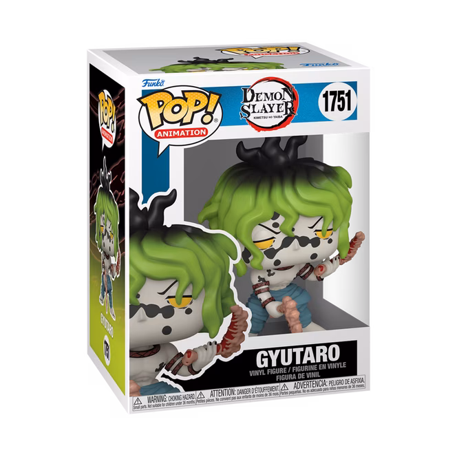GameStop Funko POP! Animation: Demon Slayer: Kimetsu no Yaiba  Gyutaro 4.75-in Vinyl Figure
