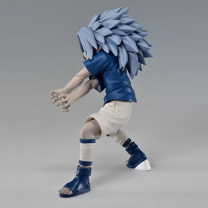 GameStop Banpresto Naruto Vibration Stars Sasuke Uchiha (Curse Mark Version) 5.10-in Statue