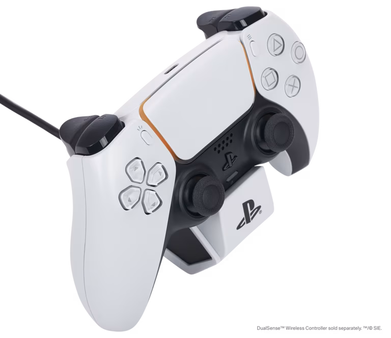 GameStop PowerA Solo Charging Station for PlayStation 5 DualSense Wireless Controllers - White