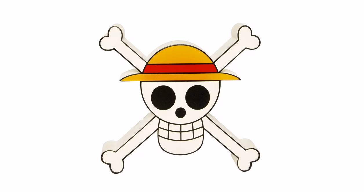 GameStop ABYSTYLE One Piece Straw Hat Jolly Anime 3D 8-in Light