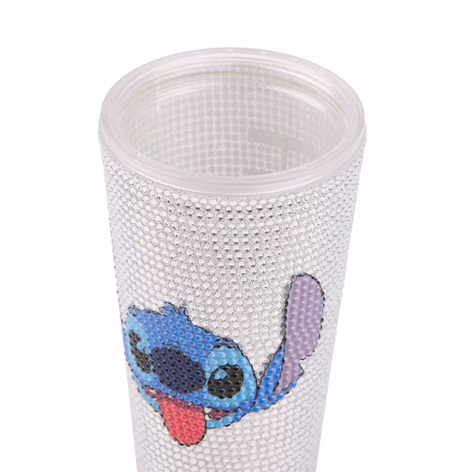 GameStop Disney Lilo and Stitch - Stitch Rhinestone 20oz Plastic Tumbler