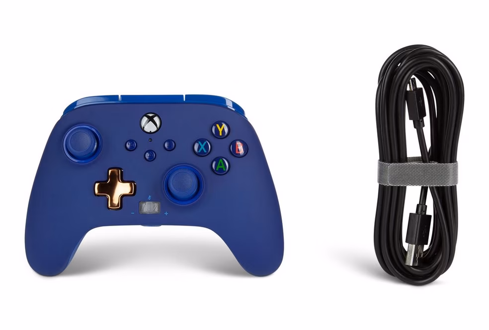GameStop PowerA Enhanced Wired Controller for Xbox Series X/S - Midnight Blue
