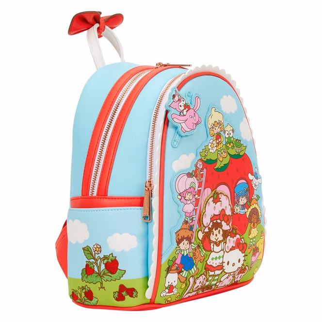 GameStop Loungefly Sanrio Hello Kitty and Friends x Strawberry Shortcake Scented Mini Backpack