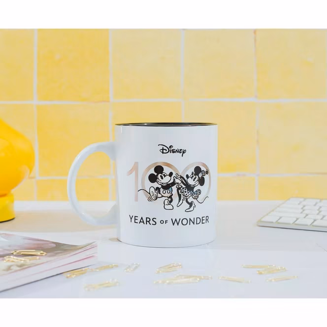 GameStop Silver Buffalo Disney 100 Years of Wonder Foil-Embossed 20oz Ceramic Mug