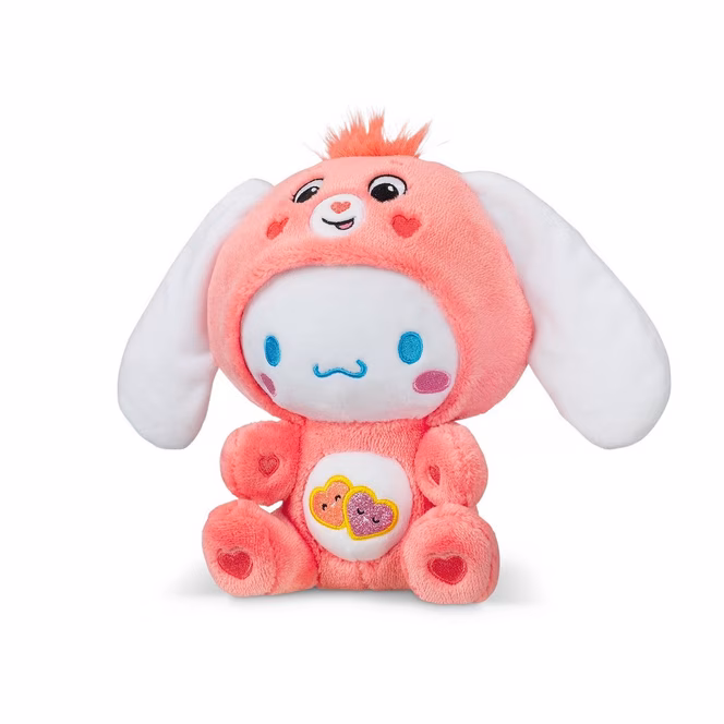 GameStop Hello Kitty x Care Bears Cinnamoroll as Love-A-Lot Bear 9-in Plush