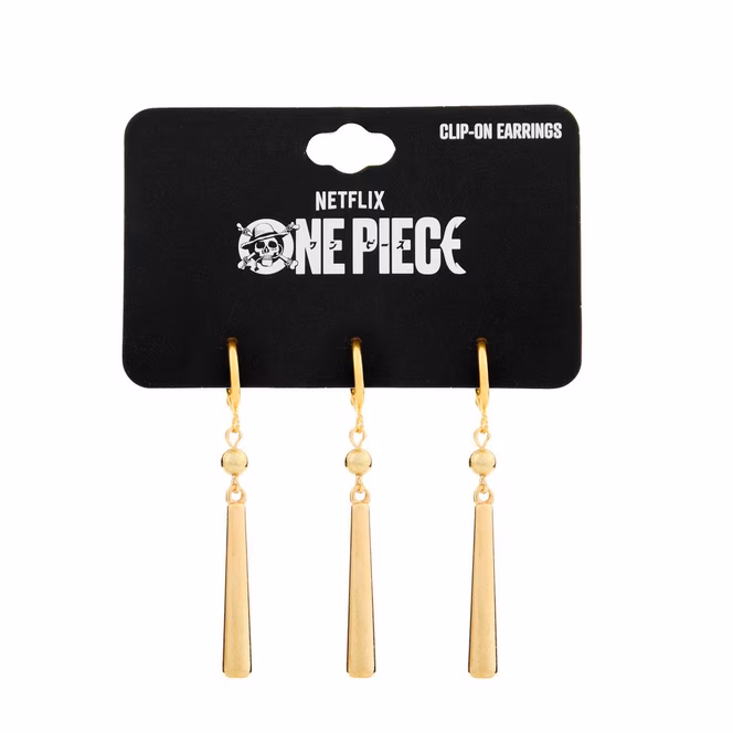 GameStop One Piece Roronoa Zoro Replica Faux Earring Set