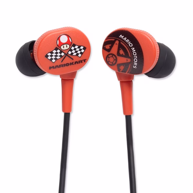 GameStop PowerA Wired Earbuds for Nintendo Switch - Mario Kart Motors