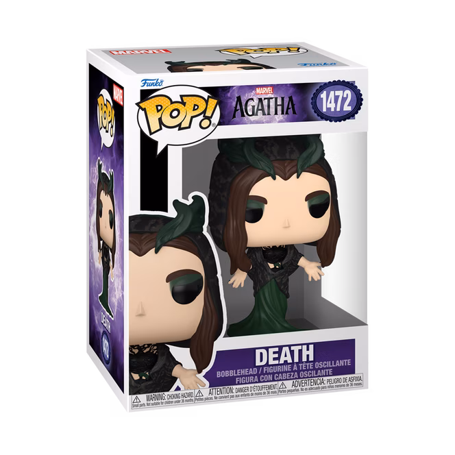 GameStop Funko Pocket POP! Marvel: Agatha All Along Death 4.1-in Vinyl Bobblehead Figure
