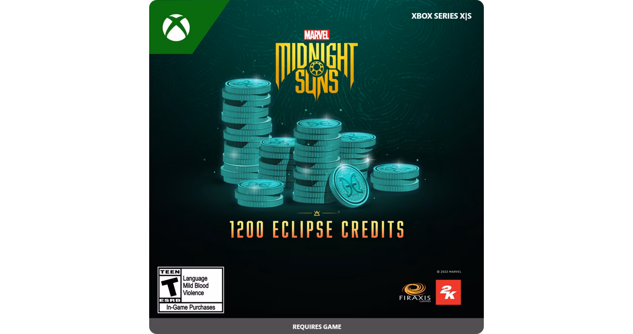 GameStop Marvel's Midnight Suns: 1,200 Eclipse Credits - Xbox Series X
