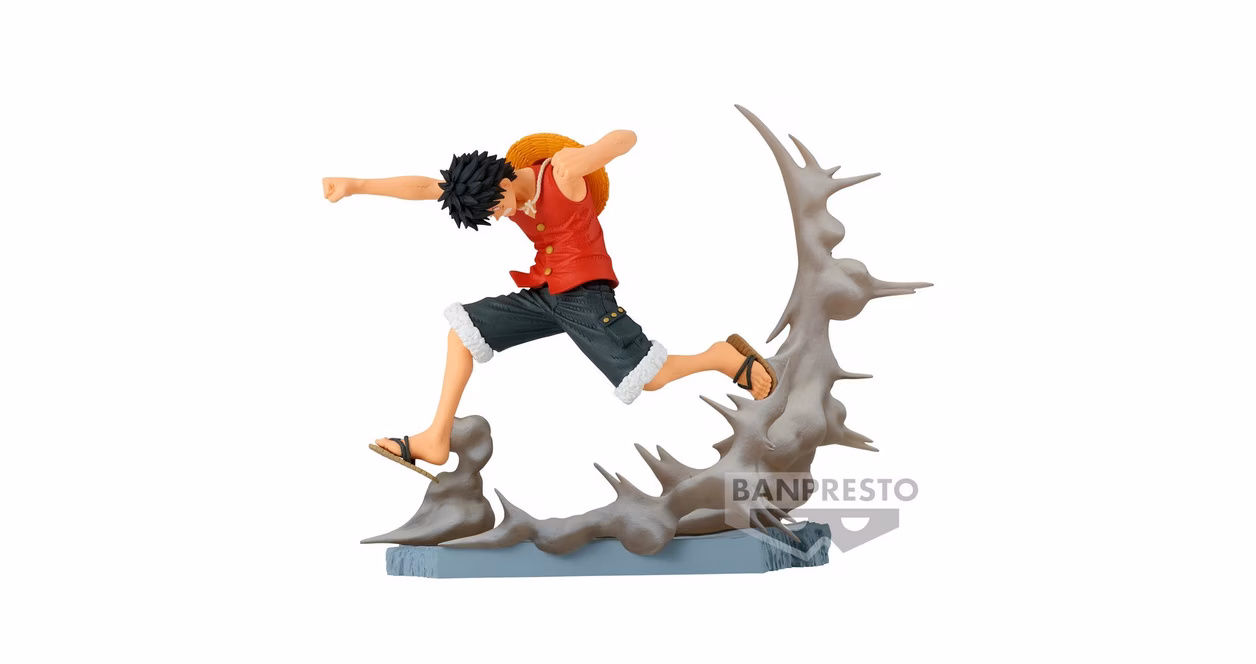 GameStop Banpresto One Piece Senkozekkei Monkey D. Luffy 3.15-in Statue