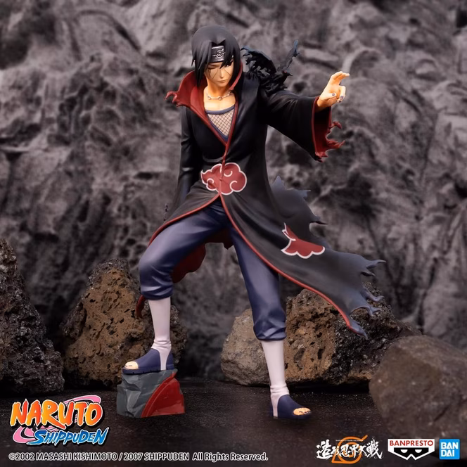 GameStop Banpresto Naruto Shippuden Uchiha Itachi Colosseum 5.9-in Figure
