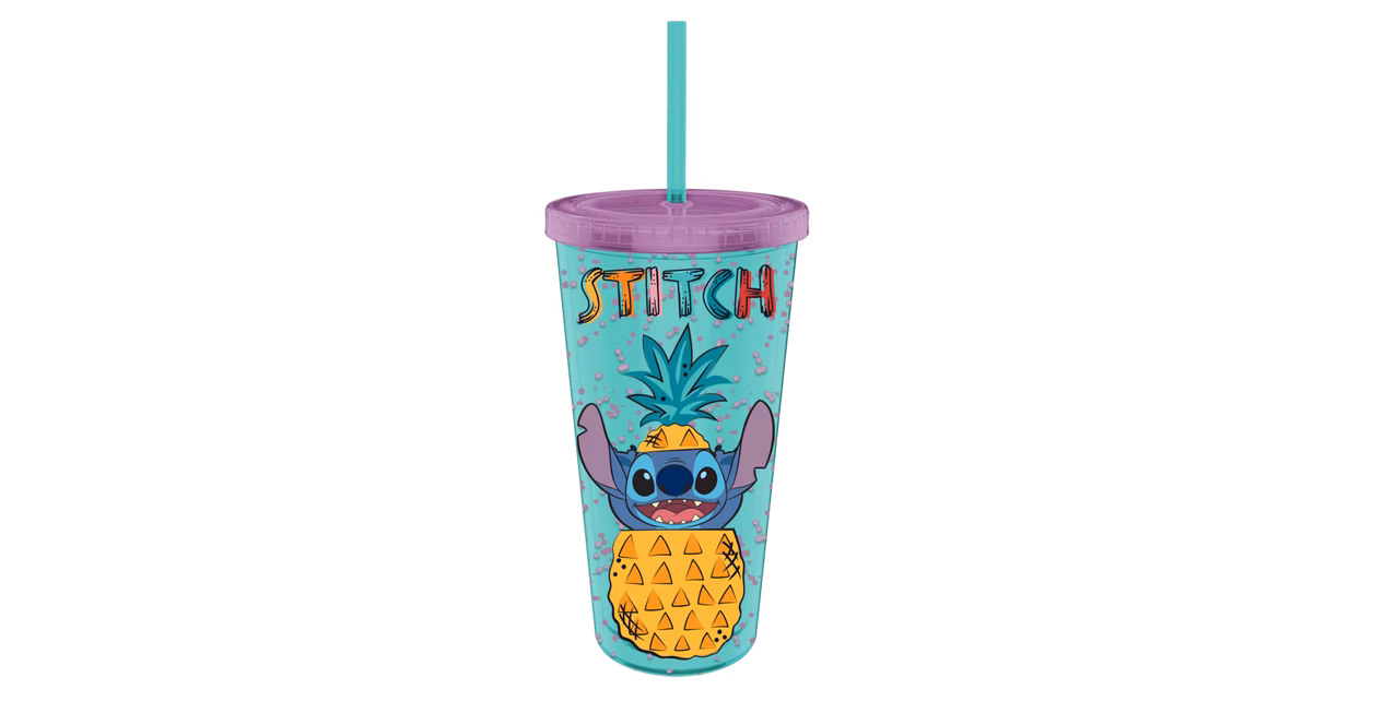 GameStop Lilo and Stitch Pineapple  32oz Confetti Cold Cup
