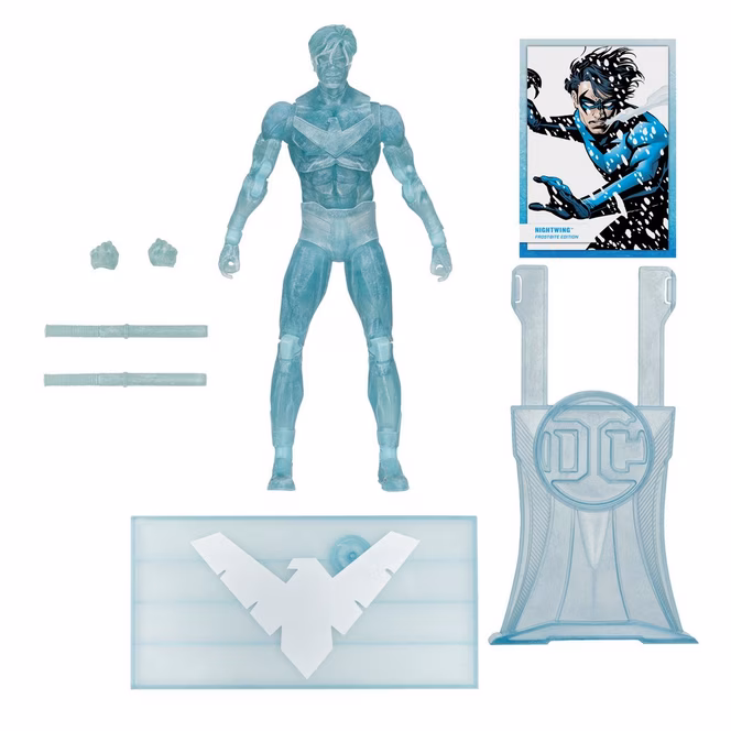 GameStop DC Multiverse Nightwing (Titans) Frostbite Edition Gold Label 7-Inch Action Figure GameStop Exclusive